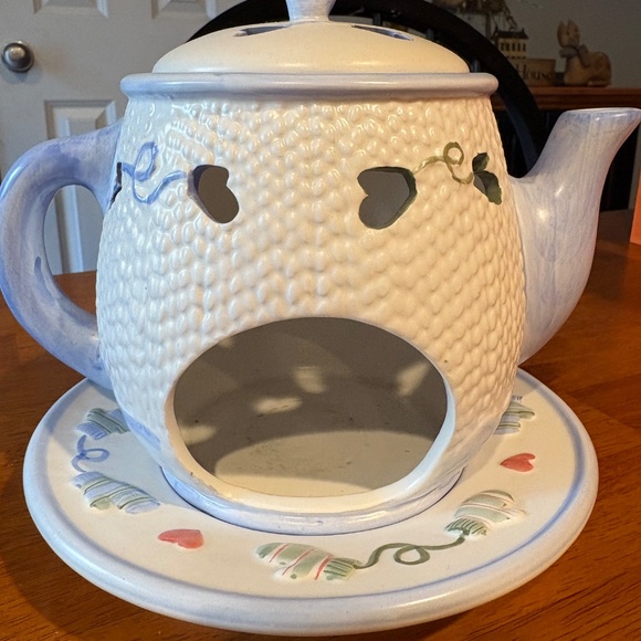 Vintage Waxcessories Wax Melt Simmer Pot, Tart Warmer, Snow Folks, Home Decor - Picture 8 of 9